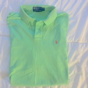 Green Ralph Lauren Polo with Orange Horse